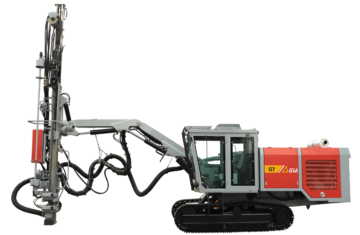 红五环B6A全液压露天潜孔钻机 工程先进钻凿设备