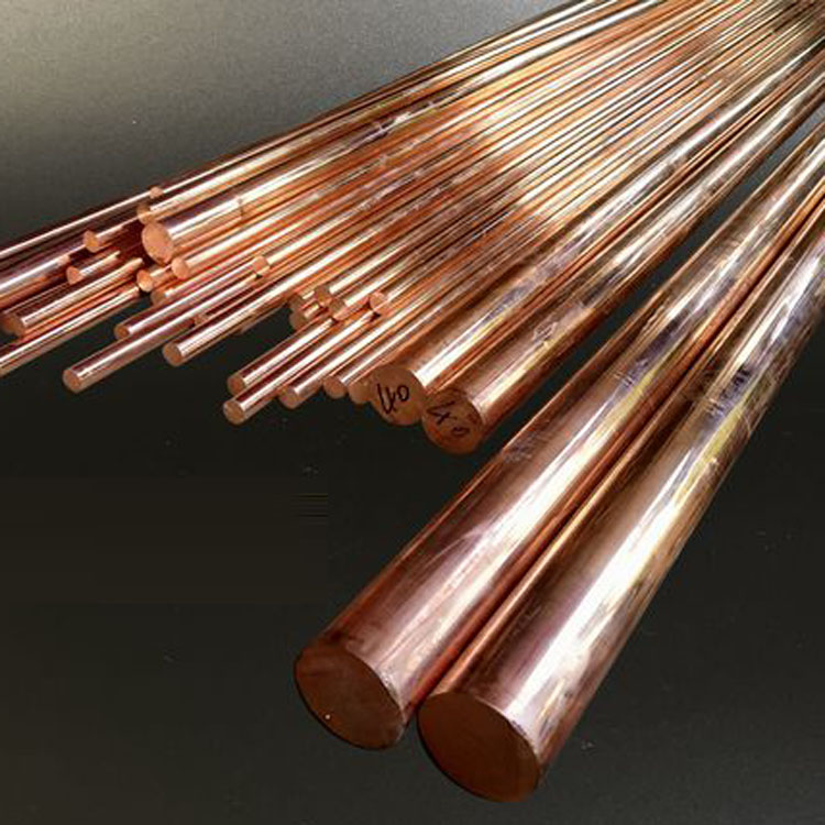 T1电站用导电铜棒 呈紫红色 Φ5*6m 航空航天 加工 钻孔