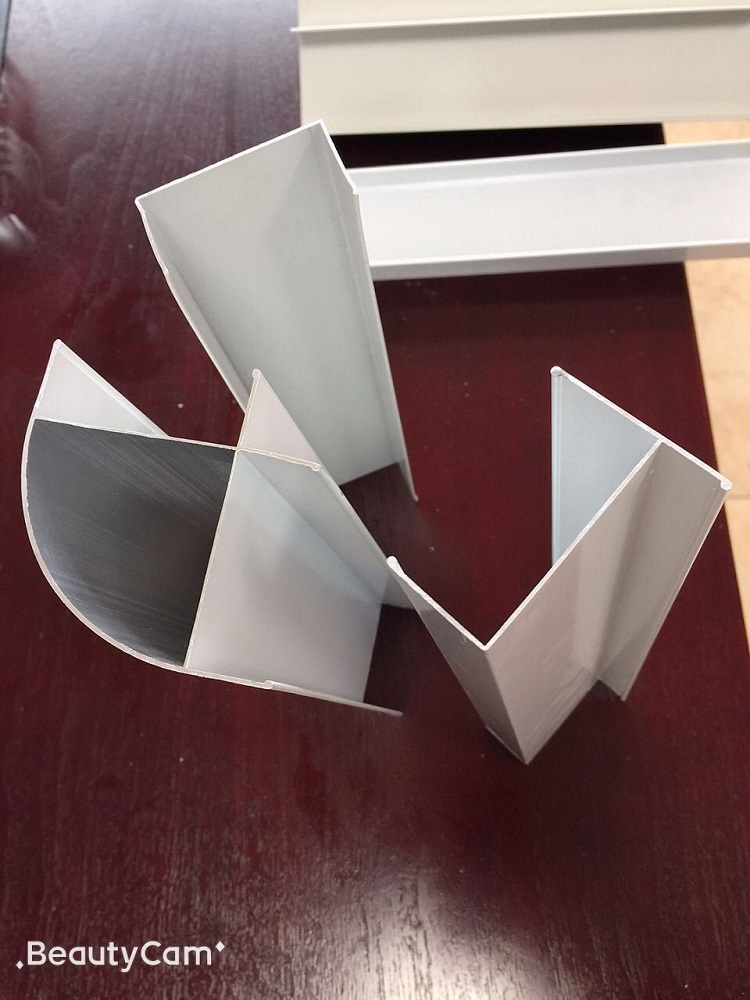 无尘车间铝合金 移动厕所铝材外圆弧铝型材 铝圆柱阳角铝