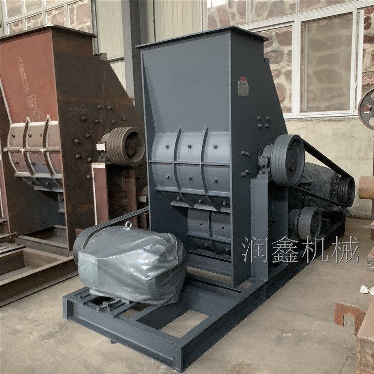 600*600双击破机 润鑫 双转子无筛底破机制砂机 双电机锤式破机