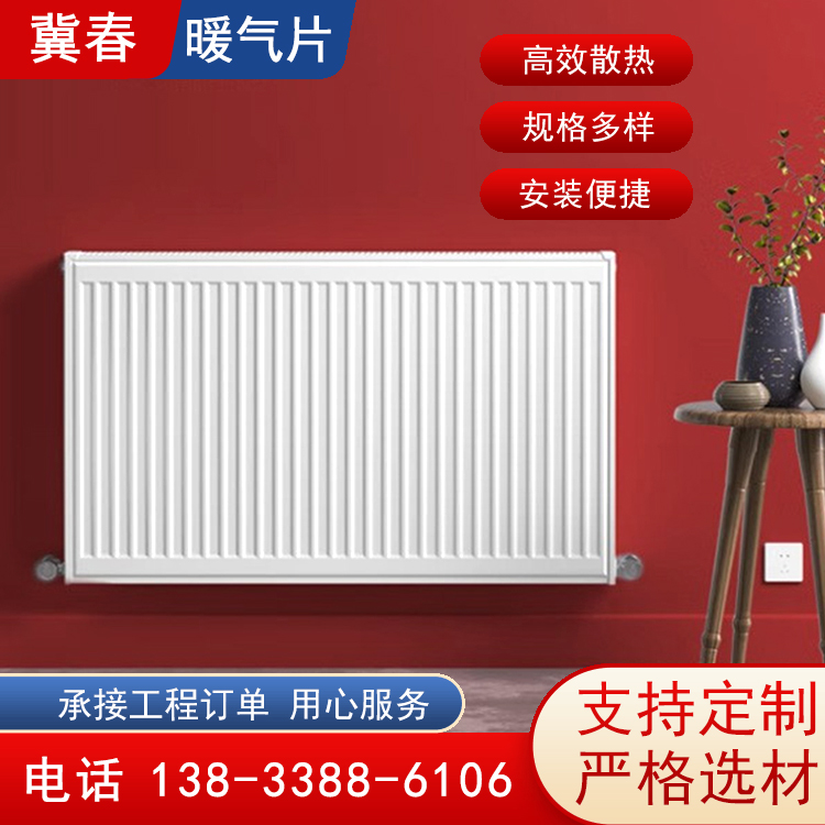 钢制板式散热器 家用壁挂式双对流暖气片 煤改气用散热片 冀春