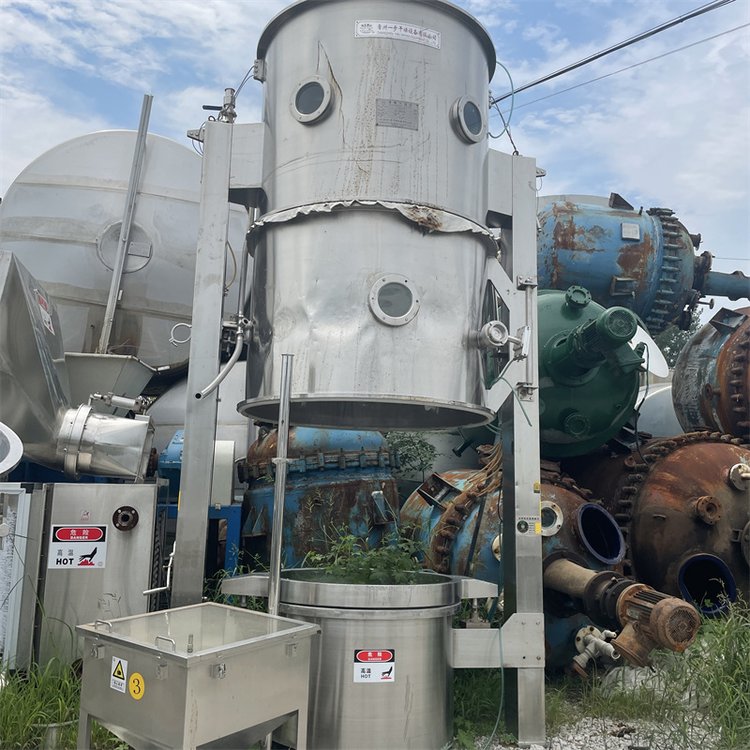 二手沸腾干燥机 不锈钢连续式制粒设备 自动化干燥设备