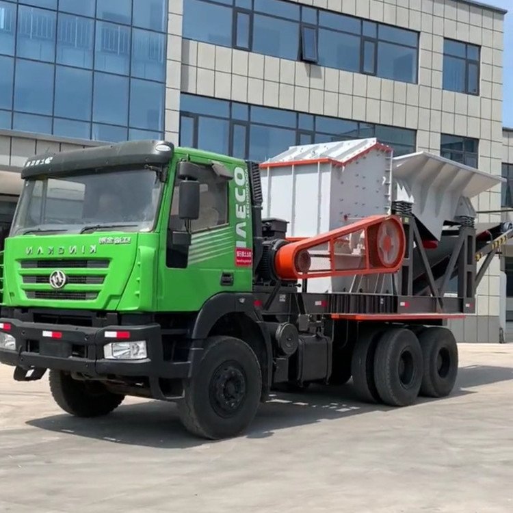 工程车移动破机 车载石子机生产线 各种石料石机械