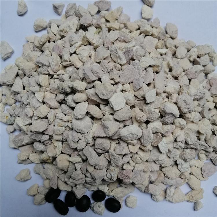 园艺铺面用沸石火山岩 天然多孔过滤 大小1-3厘米煜岩矿产