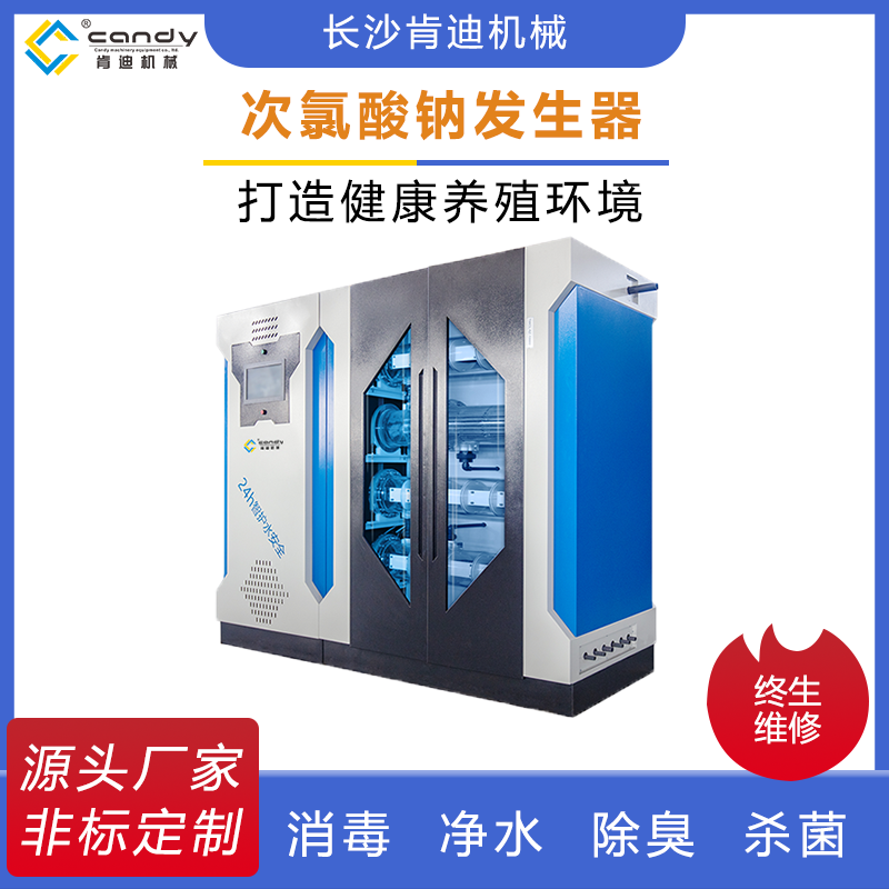 肯迪 次氯酸钠发生器养殖场自来水污水市政医院消毒除臭溶液设备