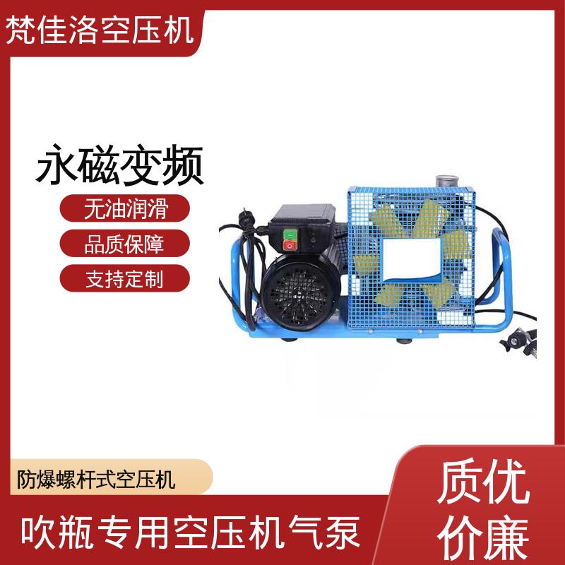 厂家直供 无油30mpa 正压消防呼吸气泵 工业带证书