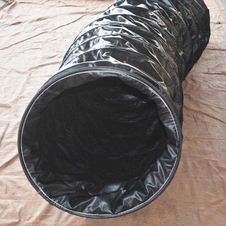 1000×20塑料涂覆布正压/负压风筒 阻燃耐磨 结构稳固