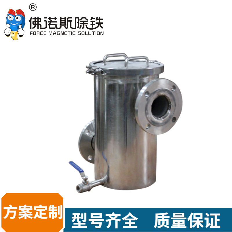 法兰管道式永磁除铁器有效处理污水中的金属杂质可订做