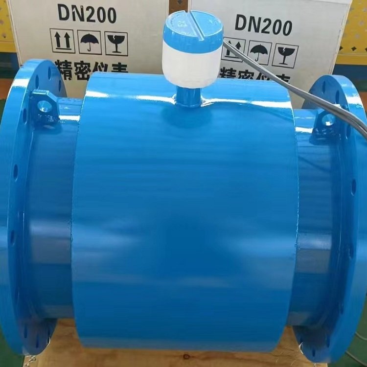 耐酸碱污水流量计 DN500分体电磁流量计 液体计量4-20ma输出