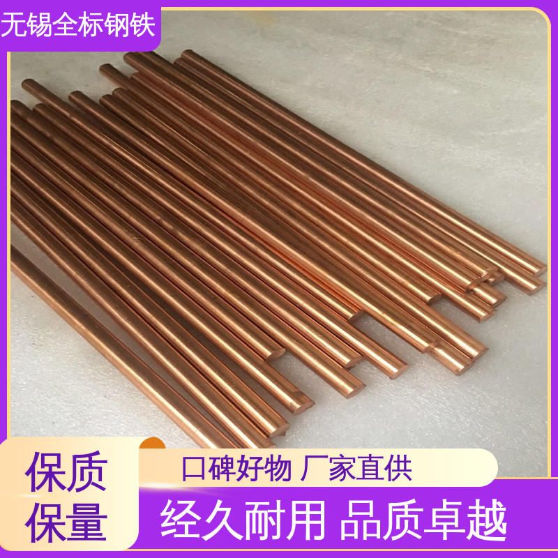 现货直供 TP1镀银铜排 可定制加工 C11300美标紫铜棒