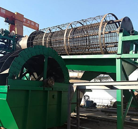 洗沙设备 轮式洗砂机 瀚洁洗沙生产线 流失少 欢迎来电