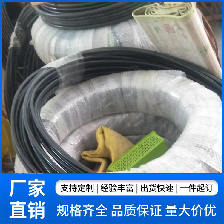 包塑铜管 12*1 化工行业用PVC紫铜管 耐腐蚀无油 批发定制