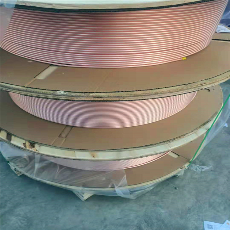 出售15米蚊香铜盘管 纯铜空心管冰箱空调铜管 T2纯紫铜毛细管