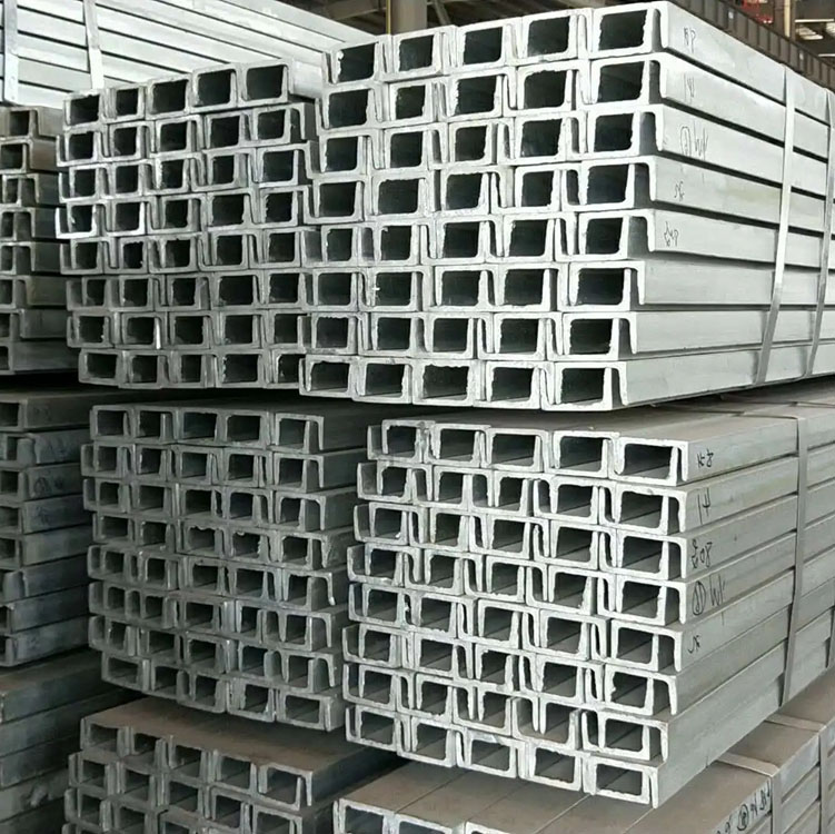 Q355C镀锌槽钢 Q235B热镀锌U型钢厂家 建筑钢结构用钢材 热轧黑槽
