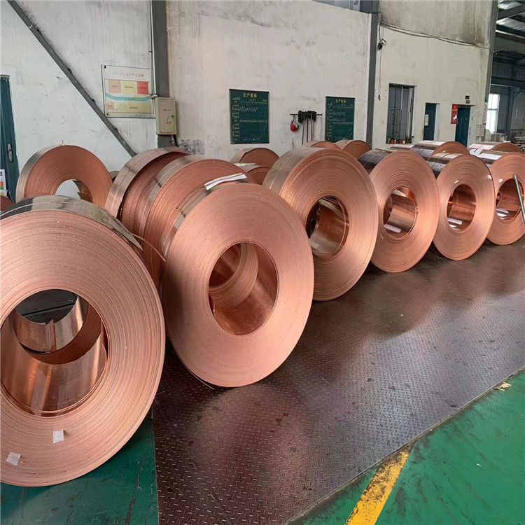 1.0厚止水铜带t2镀锡紫铜带耐腐蚀铜门用铜带材
