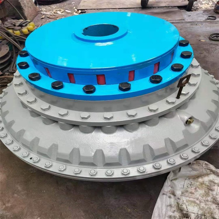 YOXD400液力耦合器 40t刮板机配件半滚筒 材质铝制规格多