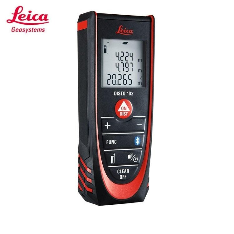 Leica徕卡Disto D2手持红激光测距仪 100米量房尺