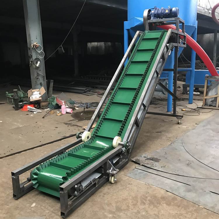 水平爬坡皮带输送机wq888红砖装卸车输送机
