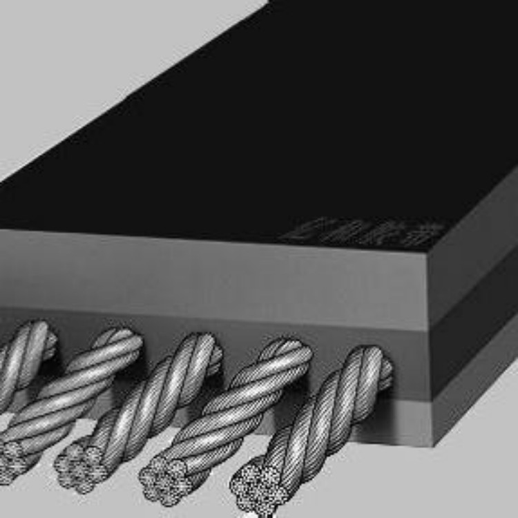 华月 钢丝绳芯耐热输送带厂家 PVG 长距离管状 黏合强度 钢丝芯皮带