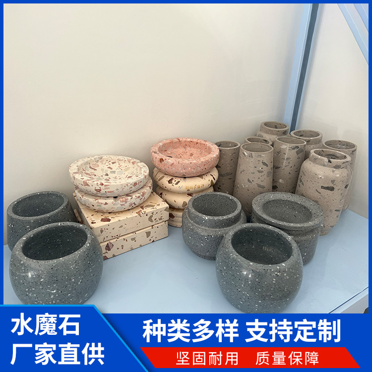 造景地坪铺路 无机磨石板材 装修现代化家用庭院 晶磨石 供应出售