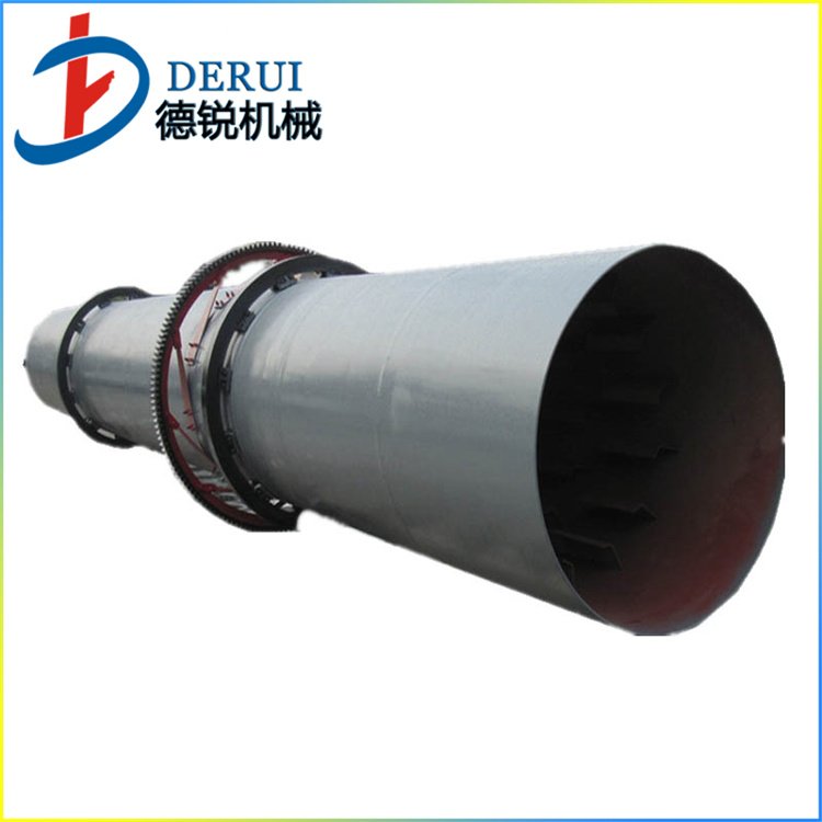 德锐脱硫石膏粉烘干机能耗低 大型转筒干燥机连续作业