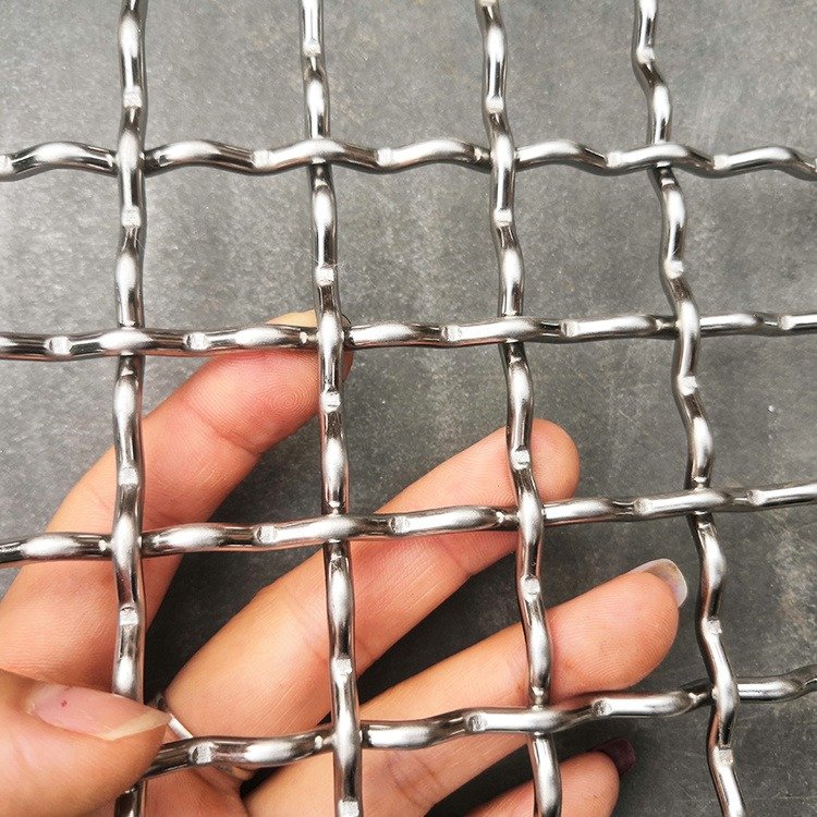 304不锈钢轧花网 201筛网 钢丝网 装饰网格编织网 铭久规格全可定做