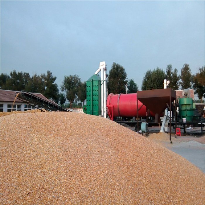 后进前出连续式烘干机 电加热稻谷干燥机 锦华专业烘干种子苹果渣等