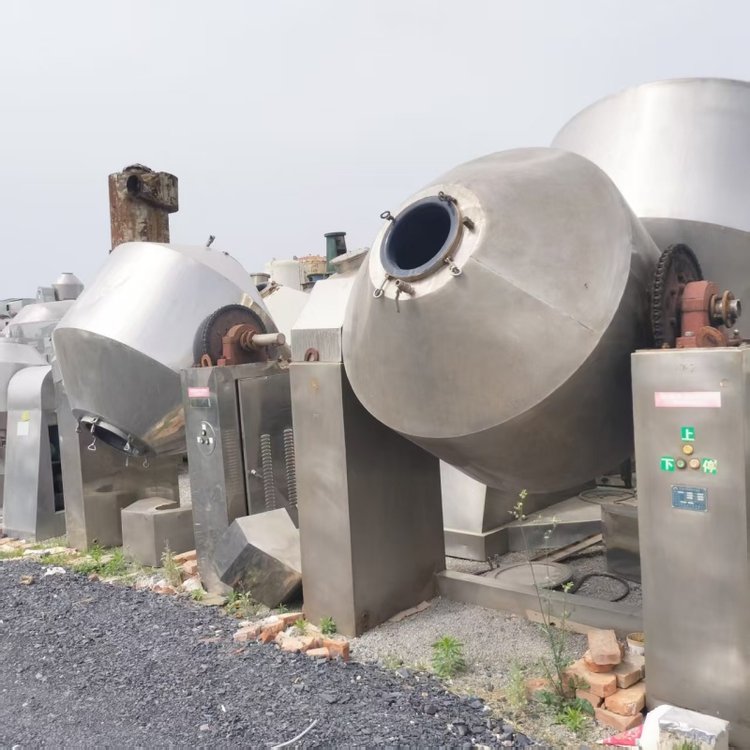 二手双锥干燥机 不锈钢颗粒干燥设备 真空回转烘干机 性能稳定