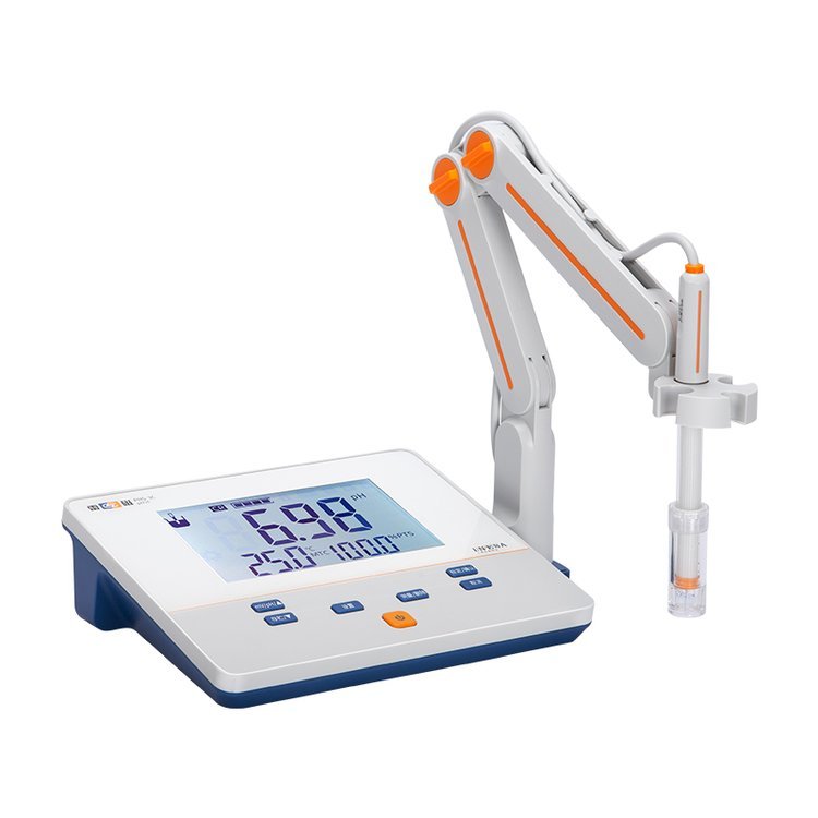 上海雷磁pH计实验室台式酸度计PHS-25-3C-2F精密便携酸碱度测试仪