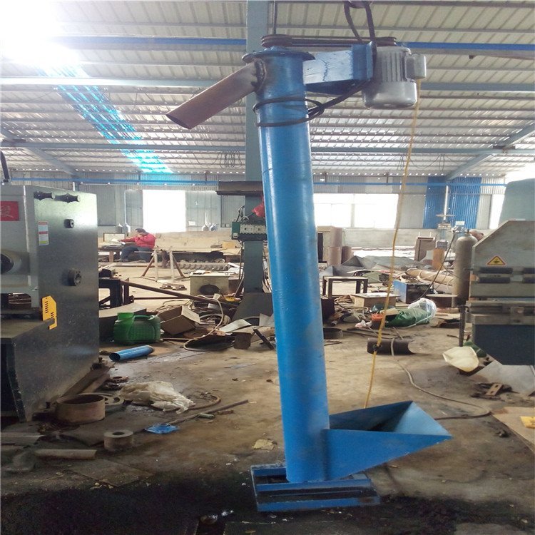 水冷螺旋输送机运行 酒糟螺旋送料提升机 汇达机械长距离带式输