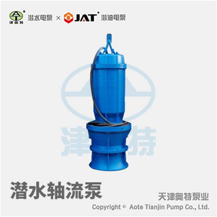 QZB型井筒式轴流泵 抢险排涝 无堵塞 人造瀑布 三通 拍门 控制柜 高压