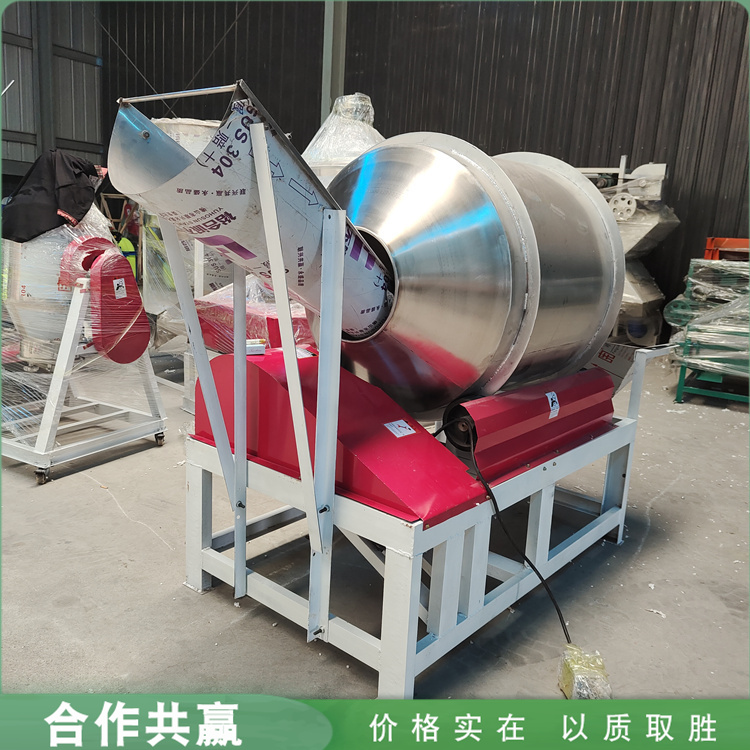 晨德 不锈钢烧烤料拌料机 酱菜调味混合机 多功能烤肉料滚筒搅拌机