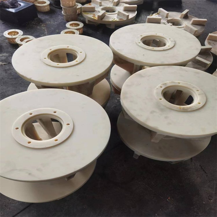 金路泽浮选叶轮厂加工尼龙盖板定子润滑摩擦小使用周期长防腐蚀