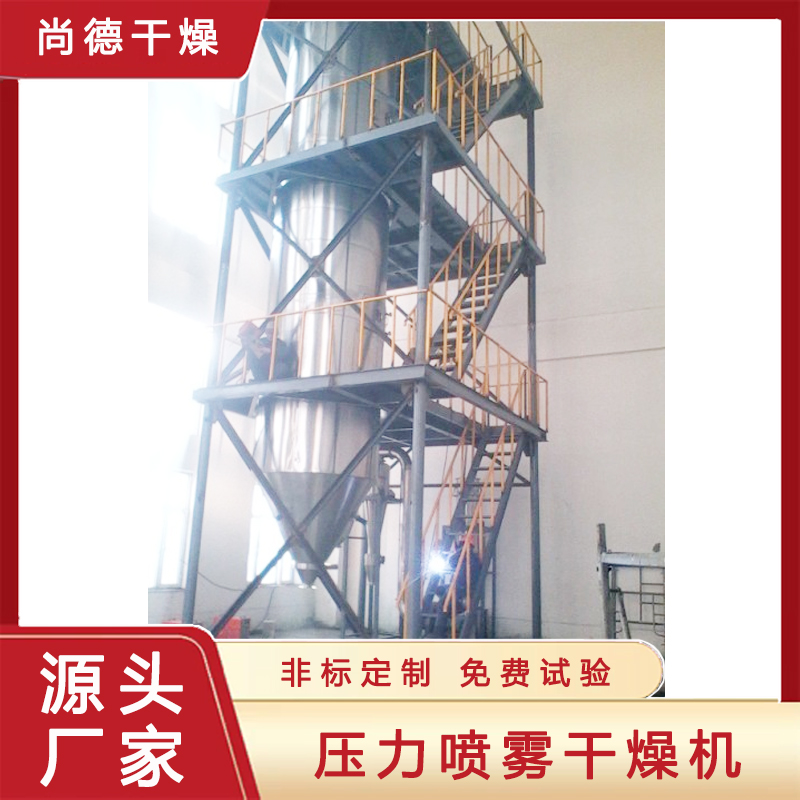 卧式压力喷雾干燥机 奶粉喷粉塔 食品烘干设备 尚德非标定制