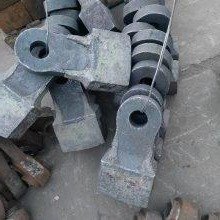 供应 页岩粉机高铬铸造双金属锤头热处理沙石子破机耐磨高锰钢锤头