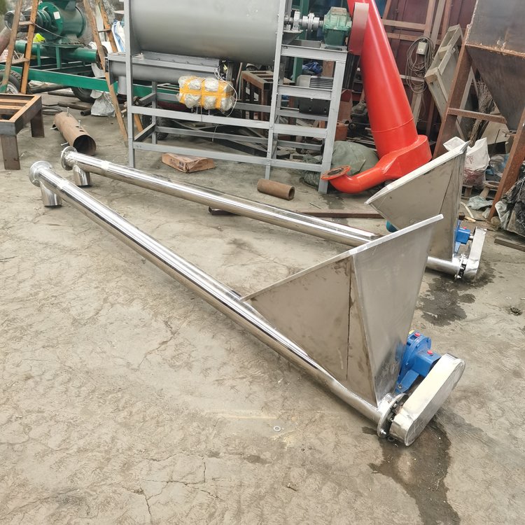 供应鸡粪螺旋提升机 kdhx 加工定做螺旋上料机