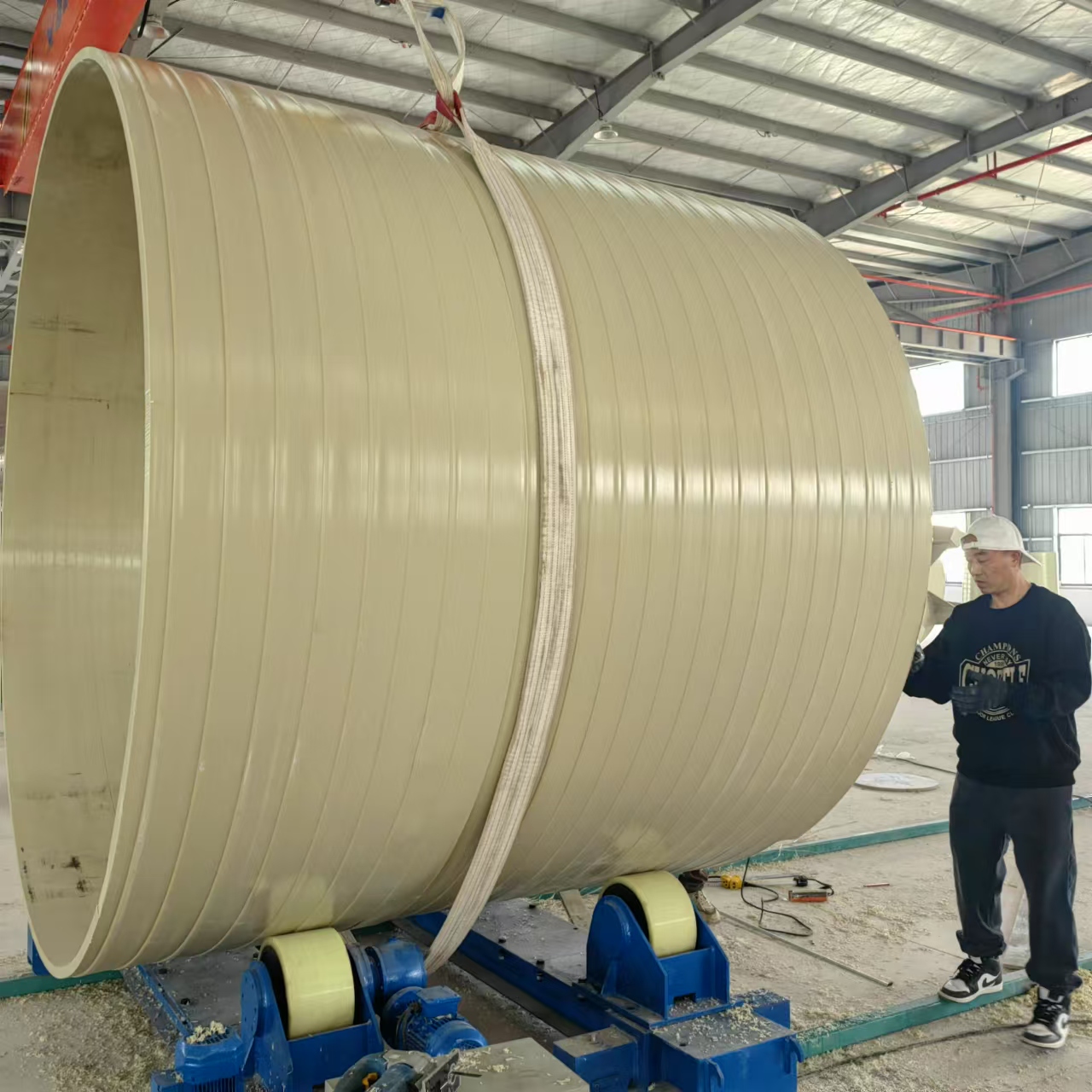 25吨加工聚丙烯PP搅拌罐搅拌桶 PPH反应釜塑料搅拌槽 高效耐用