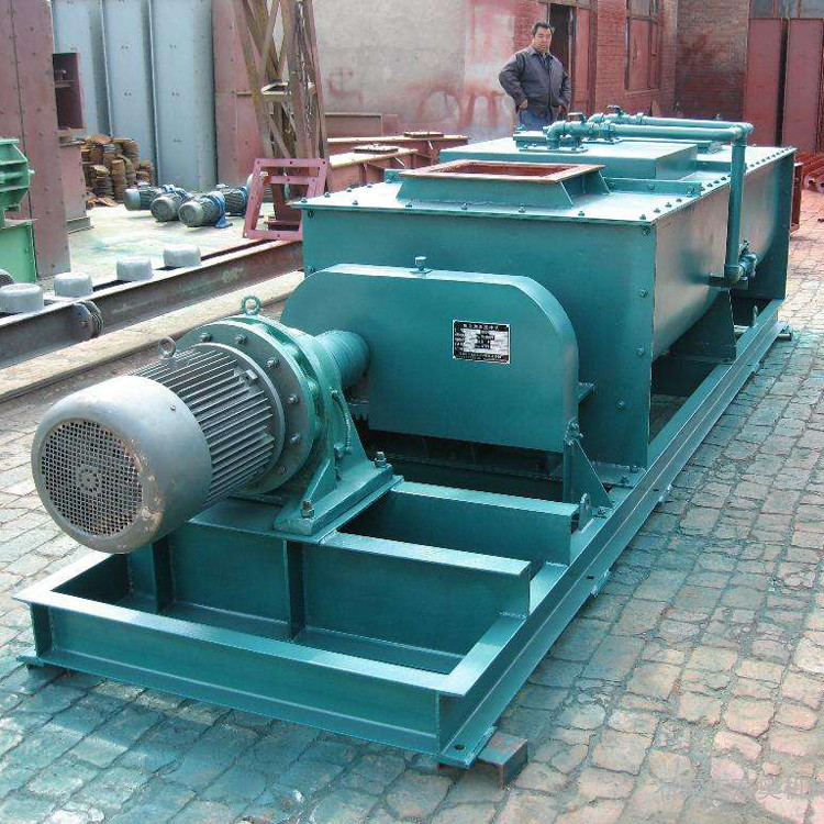 单轴混料设备 沃达 粉尘加湿机 工业卧式物料搅拌机器