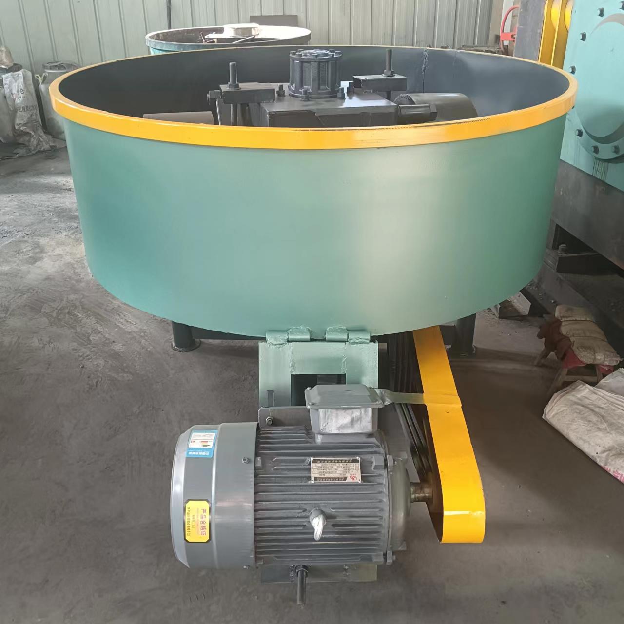 筒子1米2轮碾机 一次投料200公斤碾轮式搅拌机 碾压混合功能多