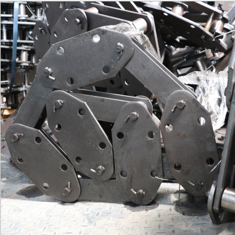 中盛 工业输送用 NE提升机板式链条 加粗加厚传动板链