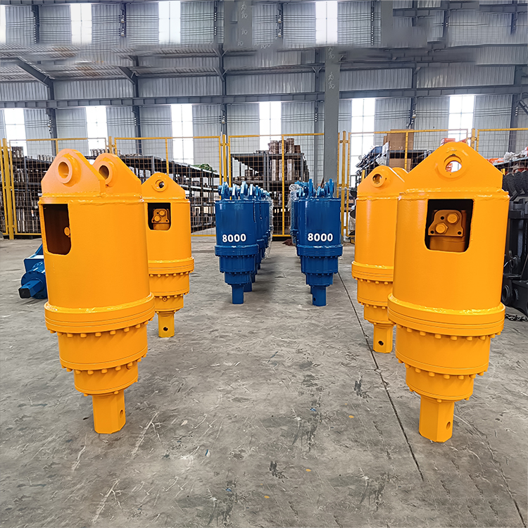 中旺 螺旋钻机 液压动力头螺旋打桩机 工地旋转钻孔机