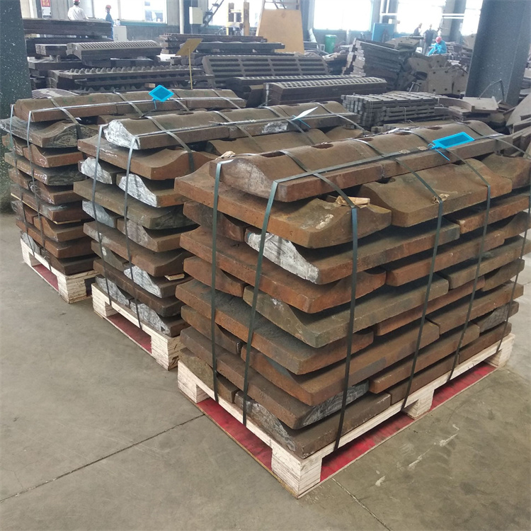 磨煤机橡胶板 球磨机高锰钢边护板 端部胶衬板定制