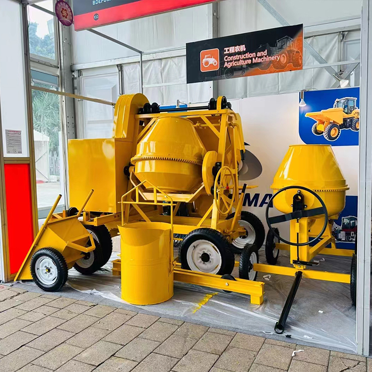 中旺柴油动力混凝土搅拌机 滚筒搅拌设备 掘斗自动搅拌罐