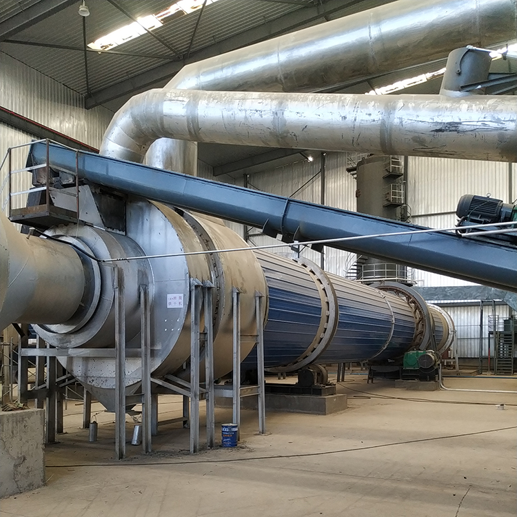邦隆1.2X12m小型回转矿粉烘干机铁精矿干燥设备生产线