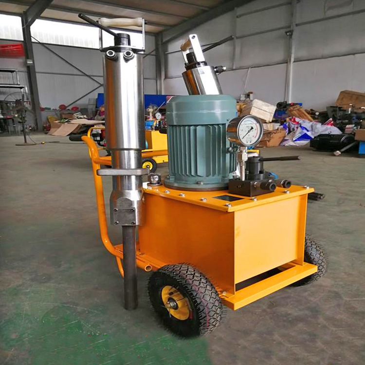 奥莱 小型手持式分裂机 电动液压劈石器 无噪音凿岩机