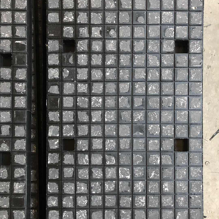 氧化铝陶瓷衬板 橡胶复合板 有孔陶瓷片 兴宝厂家 可定制