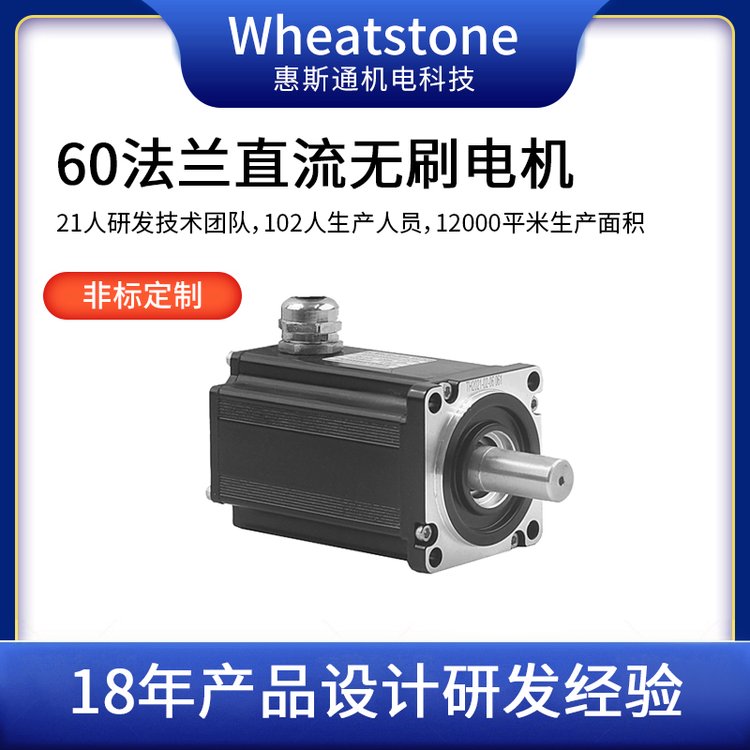 72V直流无刷电机 惠斯通批发定制电机 高效节能直流无刷电机