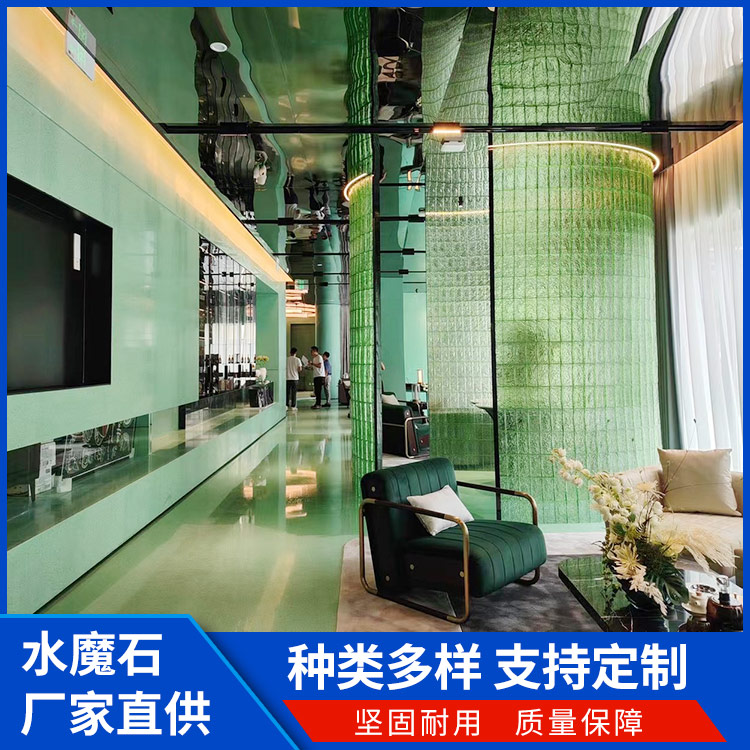 环保人造大理石 晶磨石 大型水磨石 现代小清新风 供应批发