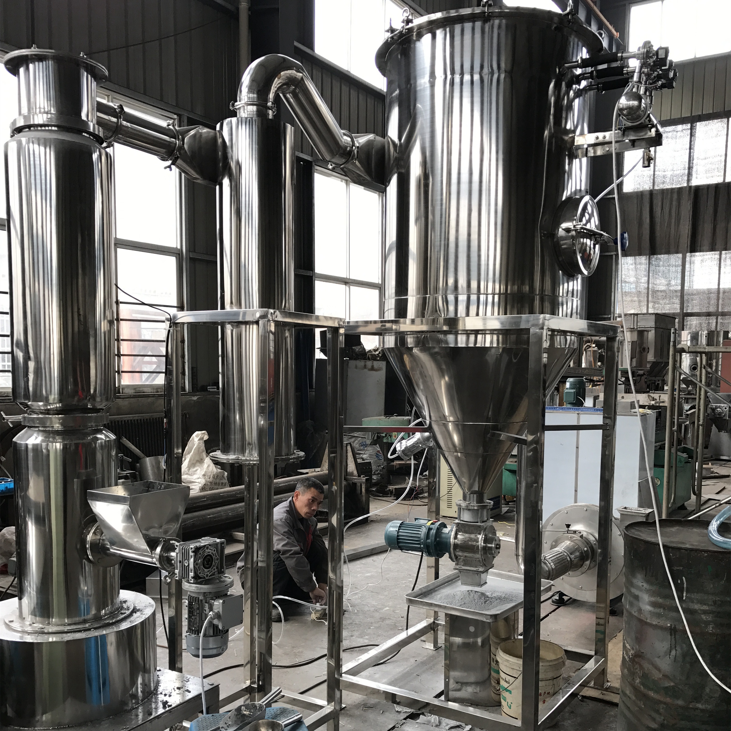 XSG系列旋转闪蒸干燥机 干燥粉筛分一次性完成新型干燥设备
