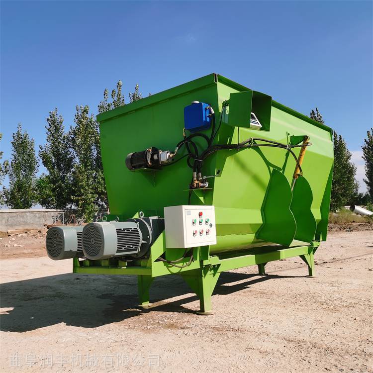 整草捆粉揉丝搅拌机 9立方草料混料机 RF-TMR制备机